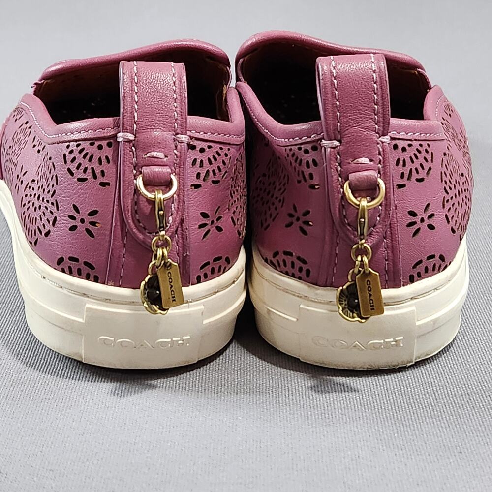 Coach slip on sneakers 11 inches long = size 10 no tag classic beachy luxury - Picture 4 of 10